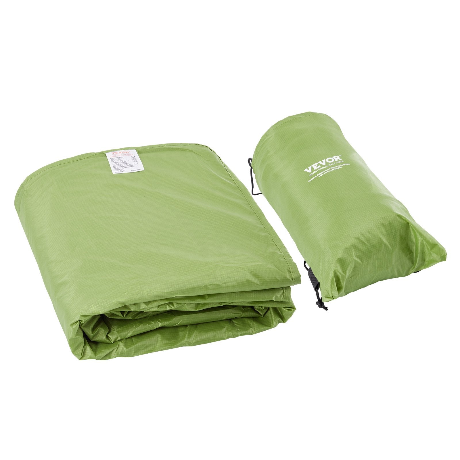 VEVOR Camping Blanket 2 m x 1.5 m Wearable Warm Stadium Blanket Army Green