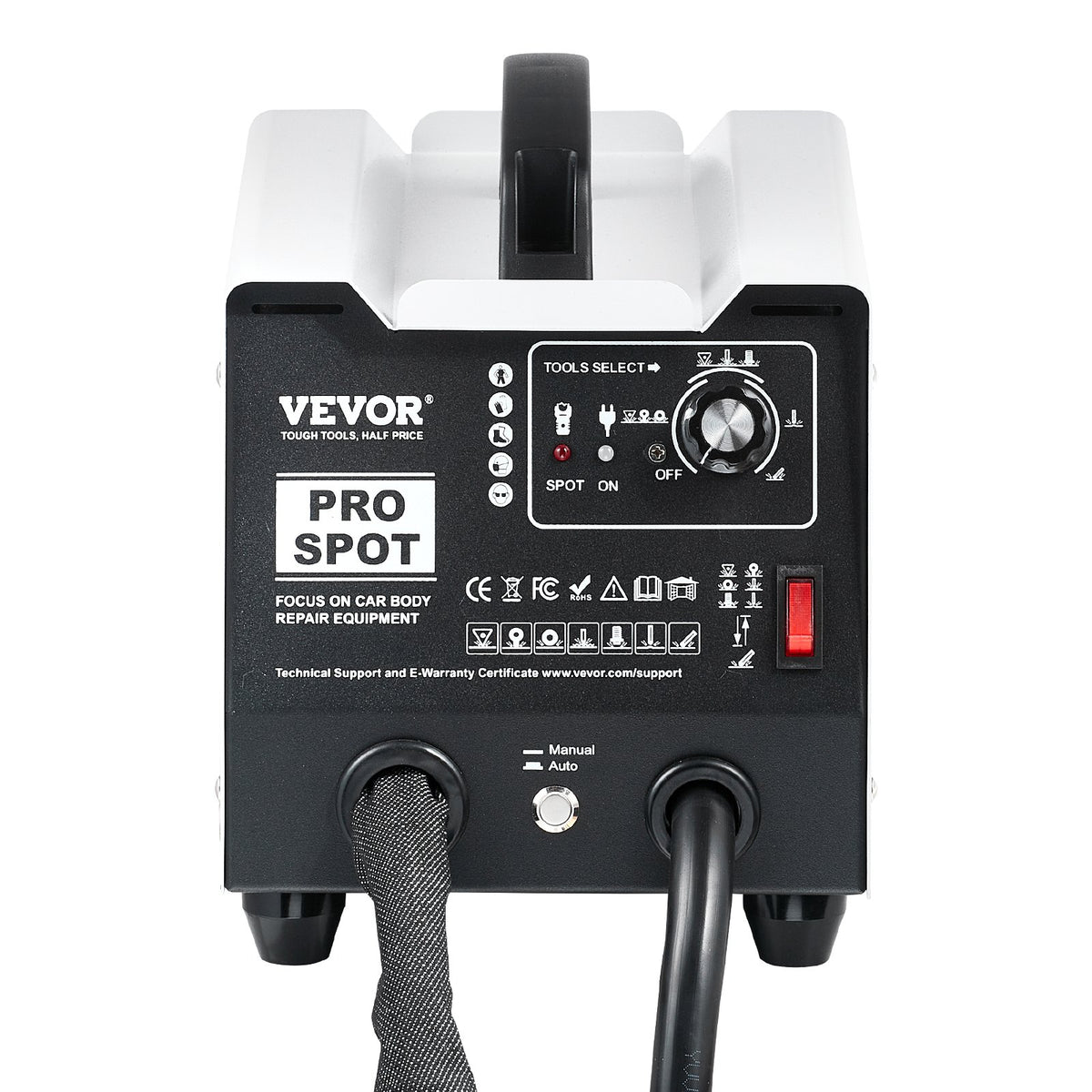 VEVOR Stud Welder Dent Repair Kit, 1.8KW Spot Welder Dent Puller with Auto/Manual Welding &amp; 7 Versatile Modes, Auto Body Spot Welding Dent Puller Machine for Car, Truck Dent Repair