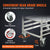 VEVOR Bun Pan Rack, 10-Tier Commercial Bakery Racks with Brake Wheels, Aluminum Racking Trolley Storage for Half & Full Sheet, Speed Rack For Kitchen Home, Bread Baking Equipment, 660x515x985 mm