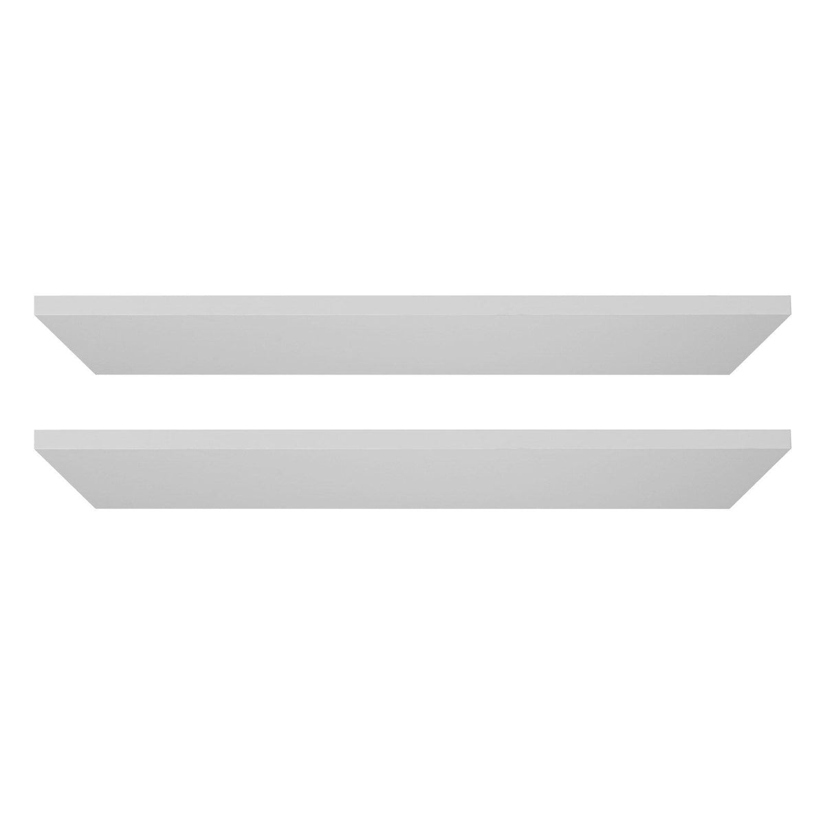Melamine Shelves, 2 Piece, Wooden Cabinet Shelves Cut to Size for Closet System, Replacement Cabinet Shelf, Versatile Use Wardrobe Board for Closets, Cabinets, or any custom Shelving Needs