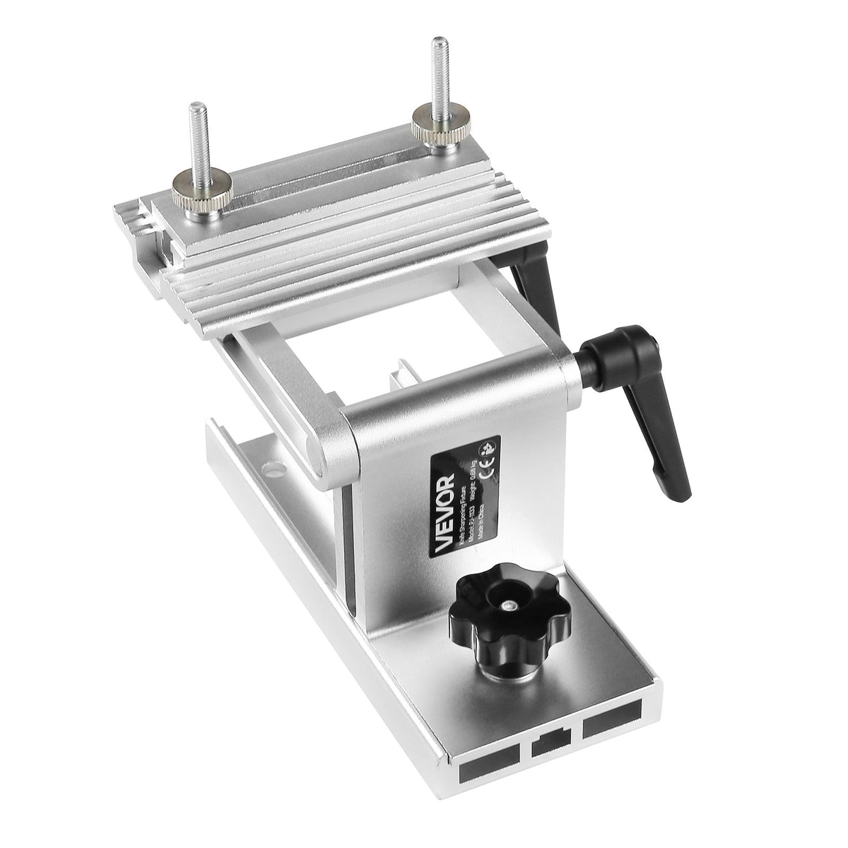 VEVOR Sharpening Tool Rest Jig, Adjustable Replacement Tool Rest Sharpening Jig for 6" or 8" (152 mm or 203 mm) Bench Grinders – with Flat Miter Slide for 0–2.5 inch (0–64 mm) Wide Blades and Chisels