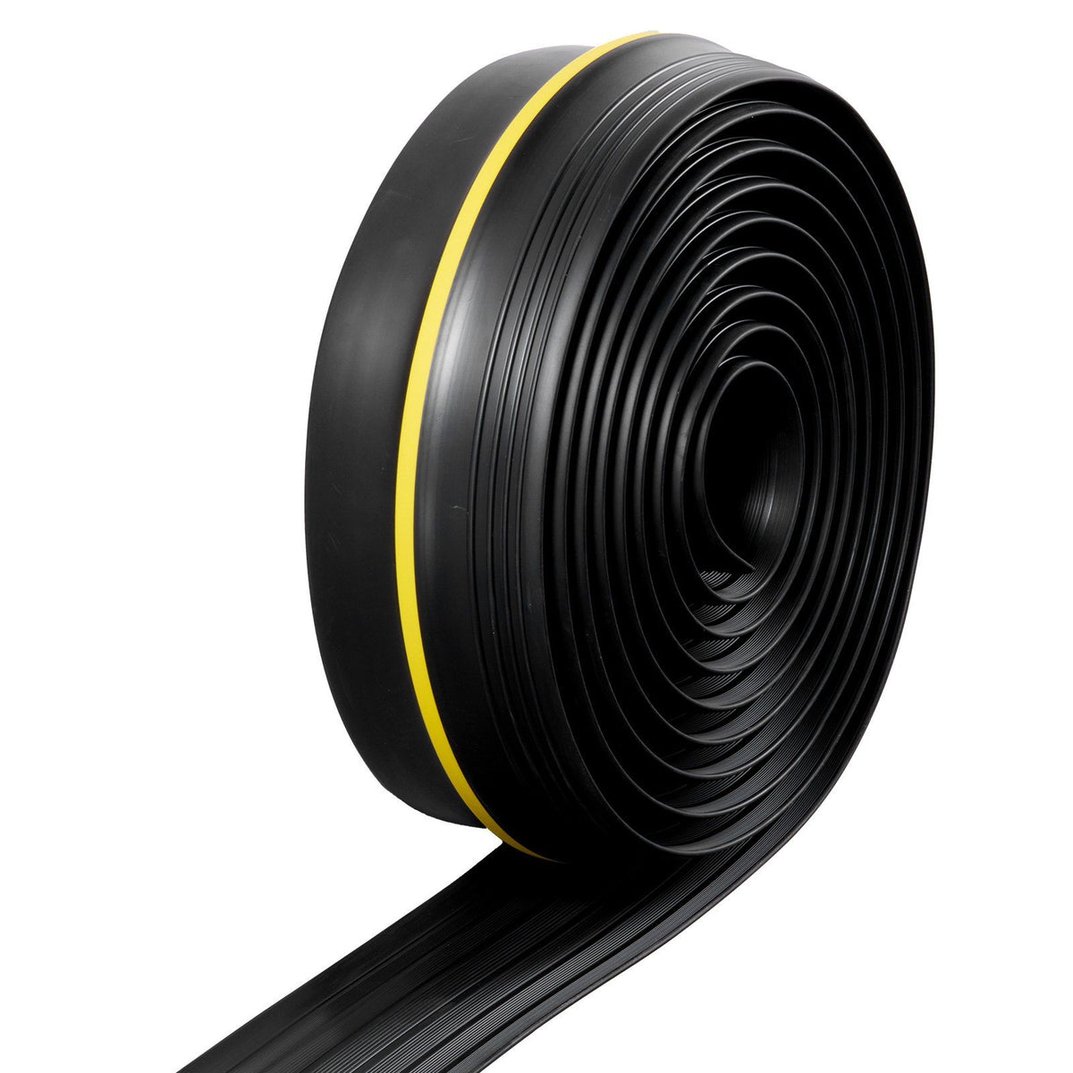 Garage Door Threshold Seal Strip, 16.5 FT Universal Garage Door Floor Seal Strip with Adhesive, Garage Door Bottom Weatherproof Strip, Upgraded Thick PVC DIY Weather Stripping Replacement, Black