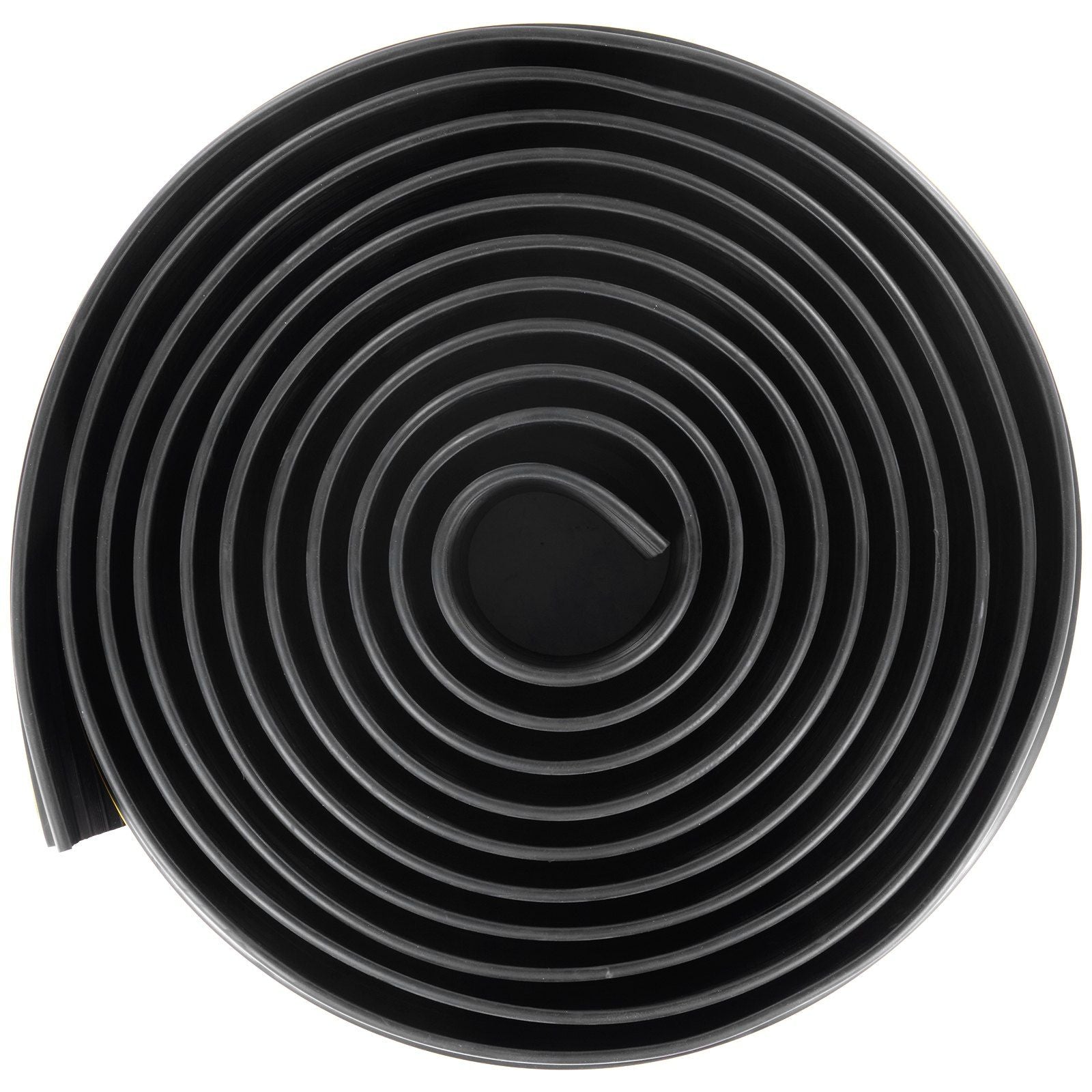 Garage Door Threshold Seal Strip, 20 FT Universal Garage Door Floor Seal Strip with Adhesive, Garage Door Bottom Weatherproof Strip, Upgraded Thick PVC DIY Weather Stripping Replacement, Black