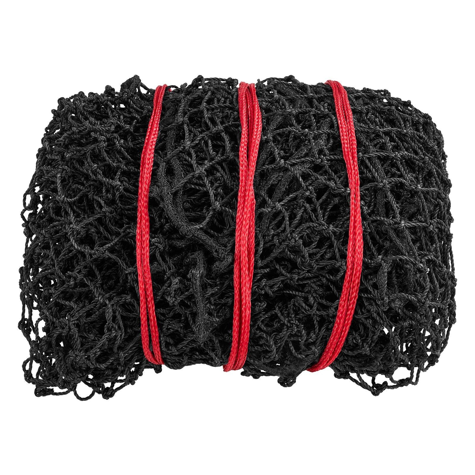 Round Bale Hay Net, 1.5 x 1.5 x 1.5 m, 44.45 x 44.45 mm Holes, PE Material, Reinforced Knotted Design, with Zip Ties, Needle Shuttle, and Repair Twine, Slow Feeder Round Bale Net for Horses