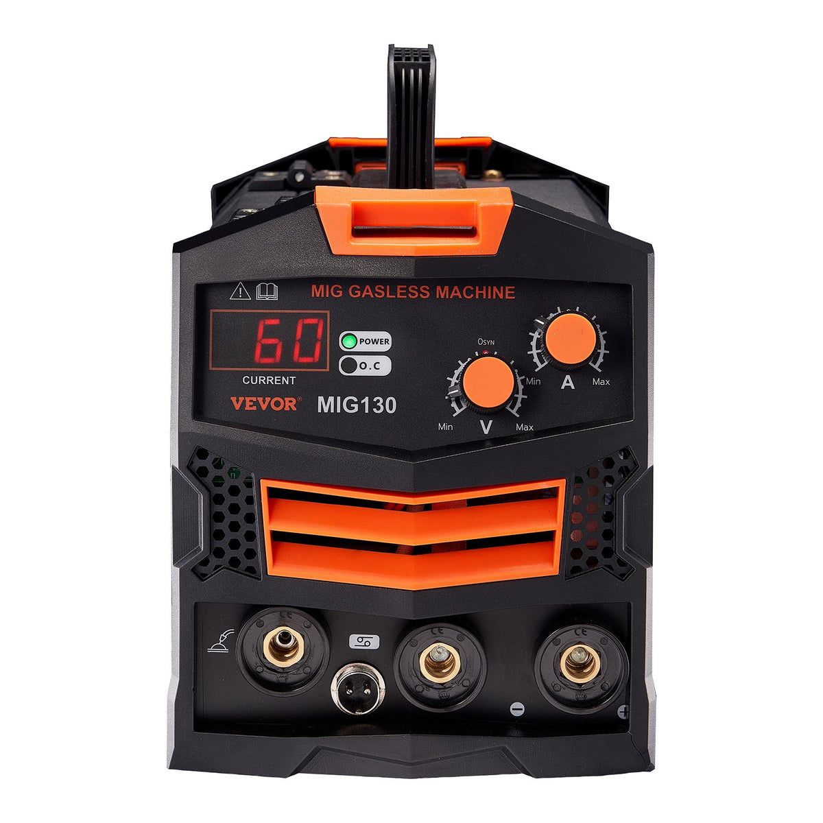 VEVOR MIG Welder 130Amp Gasless Flux Core Mig Welding Machine with IGBT Inverter
