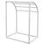 VEVOR Pool Towel Rack, 5 Bar, Milky, Freestanding Outdoor PVC Curved Poolside Storage Organizer, Include 8 Towel Clips, Mesh Bag, Hook, Also Stores Floats and Paddles, for Beach, Swimming Pool, Home