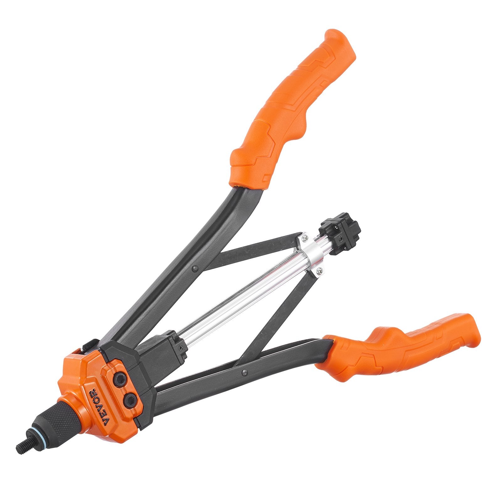 VEVOR Rivet Nut Tool, 16” Rivnut Tool Kit with 13PCS Metric and SAE Mandrels, 186PCS Rivet Nuts, M3, M4, 10-24, M5, M6, 1/4-20, 8-32, 5/16-18, M8, 3/8-16, M10, M12, 1/2-13, Semi-auto Retraction