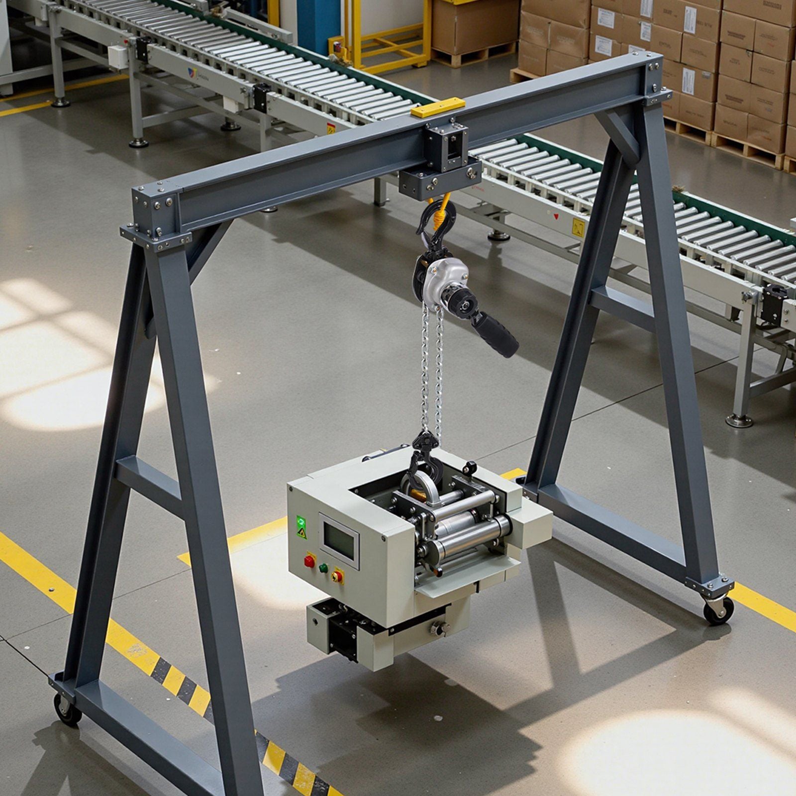 Manual Lever Chain Hoist, 1/2T 500KG Capacity Heavy Duty Come Along, 6M Lift G80 Alloy Steel Chain With Dual Pawl Mechanical Brake, 360° Rotating Hooks, for Warehouse Construction Garage