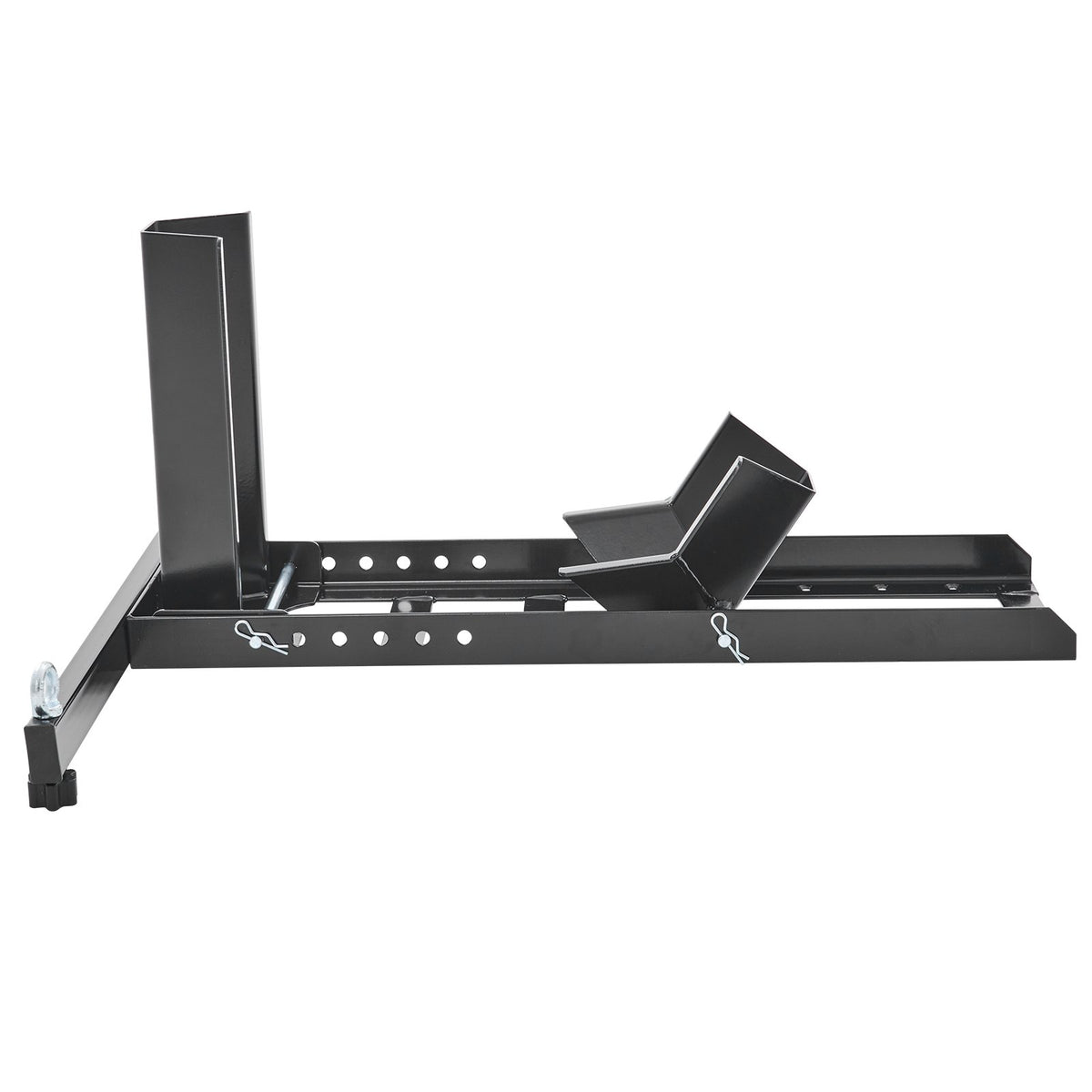 VEVOR Motorcycle Wheel Chock Upright, 816.5 kg Capacity, Heavy-duty Steel Motorcycle Front Wheel Stand with 6 Adjustable Holes, For 381-558.8 mm Off-Road Motorcycles, Standard Motorcycles