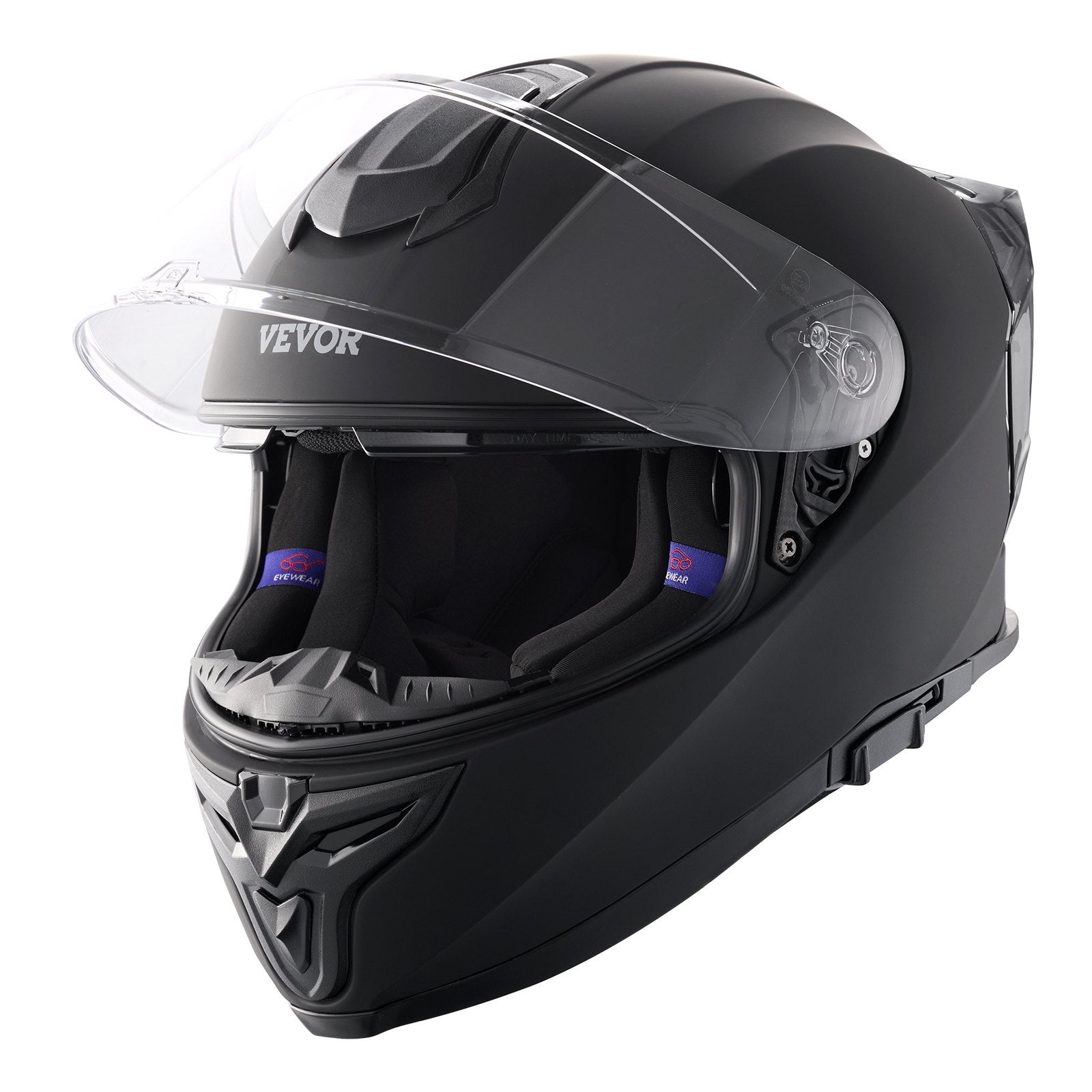 VEVOR Full Face Motorcycle Helmet Motocross Helmet with Bluetooth Slot