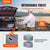 VEVOR Portable Toilet for Camping, Porta Potty with 5L Detachable Inner Bucket & Removable Paper Holder, Commode with Dual Lids, Travel Toilet for Adults Kids Outdoor Camping Car Long Road Trips