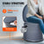 VEVOR Portable Toilet for Camping, Porta Potty with 5L Detachable Inner Bucket & Removable Paper Holder, Commode with Dual Lids, Travel Toilet for Adults Kids Outdoor Camping Car Long Road Trips