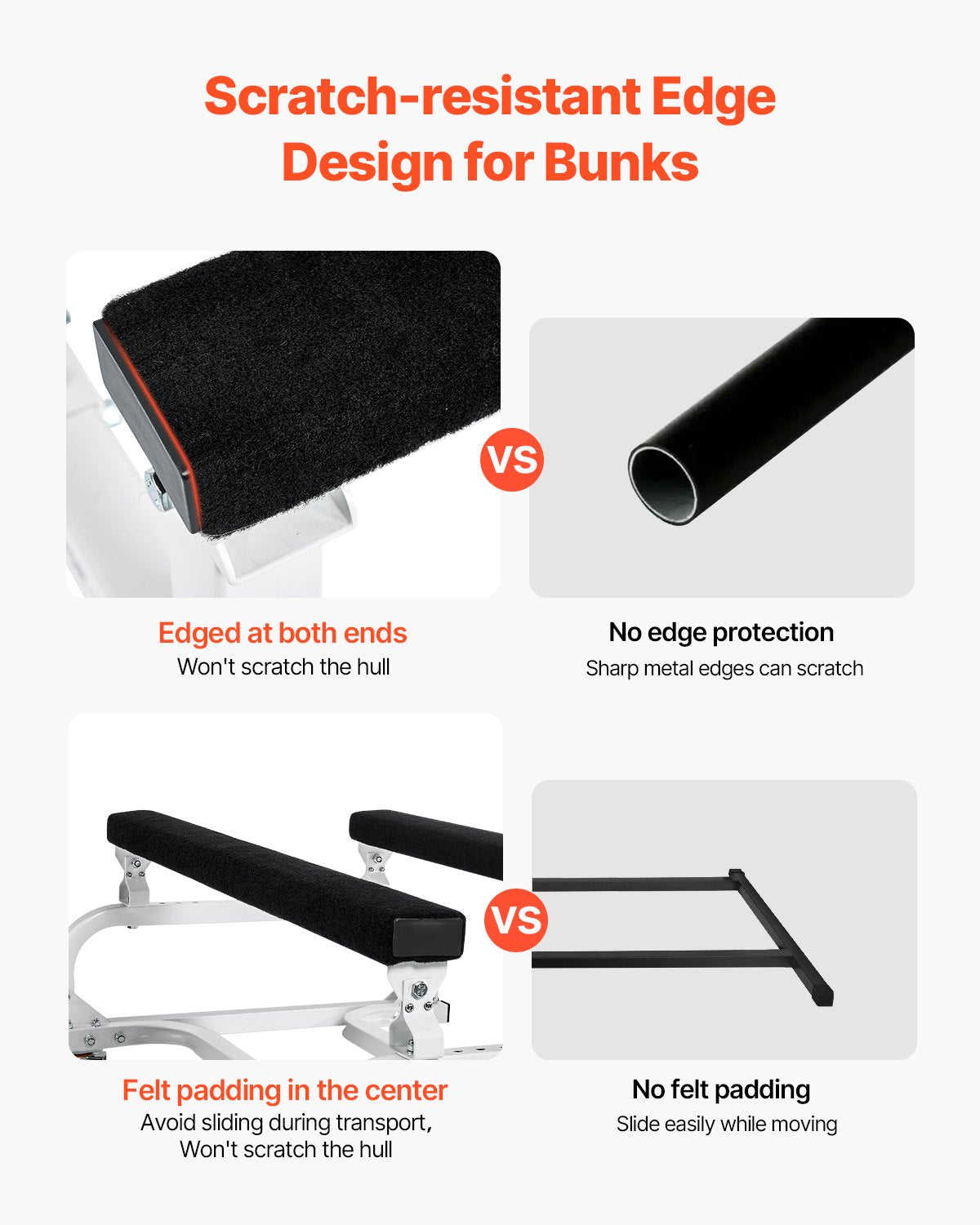 VEVOR Watercraft PWC Dolly, 1300 lbs Load Capacity, Jet Ski Stand PWC Cart for Moving Watercraft, Adjustable Bunks with 4 Casters & 2 Brakes, Heavy-Duty Jet Ski Cart for Kayaks, Jet Skis, Speedboats