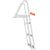 VEVOR Dock Ladder, Removable 3 Steps, 159 kg Load Capacity, Aluminum Alloy Pontoon Boat Ladder with 101.6 mm Wide Step & Nonslip Rubber Mat, Easy to Install for Ship/Lake/Pool/Marine Boarding