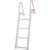VEVOR Dock Ladder, Removable 4 Steps, 350 lbs Load Capacity, Aluminum Alloy Pontoon Boat Ladder with 4'' Wide Step & Nonslip Mat, Easy to Install for Ship/Lake/Pool/Marine Boarding
