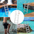 VEVOR Dock Ladder, Removable 4 Steps, 350 lbs Load Capacity, Aluminum Alloy Pontoon Boat Ladder with 4'' Wide Step & Nonslip Mat, Easy to Install for Ship/Lake/Pool/Marine Boarding