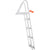 VEVOR Dock Ladder, Removable 4 Steps, 350 lbs Load Capacity, Aluminum Alloy Pontoon Boat Ladder with 4'' Wide Step & Nonslip Mat, Easy to Install for Ship/Lake/Pool/Marine Boarding