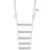 VEVOR Dock Ladder Flip Up 5 Steps, 350lbs Load Capacity, Aluminum Pontoon Boat Ladder with 4" Wide Step & Nonslip Rubber Mat,Swimm Step Ladder for Ship/Lake/Pool/Marine Boarding