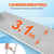VEVOR Dock Ladder, Removable 3 Steps, 227 kg Load Capacity, Aluminum Alloy Pontoon Boat Ladder with 7.9 cm Wide Step & Nonslip Rubber Mat, Easy to Install for Ship/Lake/Pool/Marine Boarding
