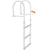 VEVOR Dock Ladder, Removable 3 Steps, 227 kg Load Capacity, Aluminum Alloy Pontoon Boat Ladder with 7.9 cm Wide Step & Nonslip Rubber Mat, Easy to Install for Ship/Lake/Pool/Marine Boarding