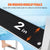 VEVOR Dock Ladder, Flip-Up 4 Steps, 159 kg Load Capacity, Aluminum Alloy Pontoon Boat Ladder with 50.8 mm Wide Step & Nonslip Rubber Mat, Easy to Install for Ship/Lake/Pool/Marine Boarding