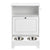 VEVOR Pet Feeding Station w/ 2 Elevated Dog Bowls Dog Food & Toy Storage Cabinet