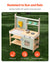 VEVOR Wooden Mud Kitchen Outdoor Toy Play Kitchen Set for Kids Pretend Playset