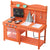 VEVOR Wooden Mud Kitchen Outdoor Toy Play Kitchen Set for Kids Pretend Playset