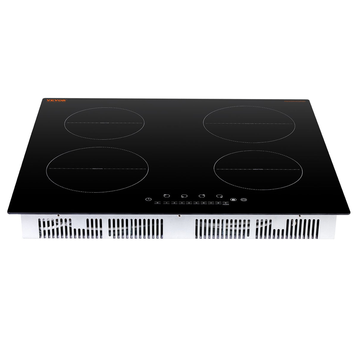VEVOR 6000W 4 Burner Induction Cooktop Electric Countertop Burner Touch Control