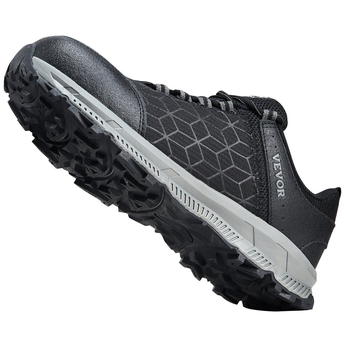 VEVOR Steel Toe Shoes for Men US Size 11 Athletic Work Shoe Sneakers Black