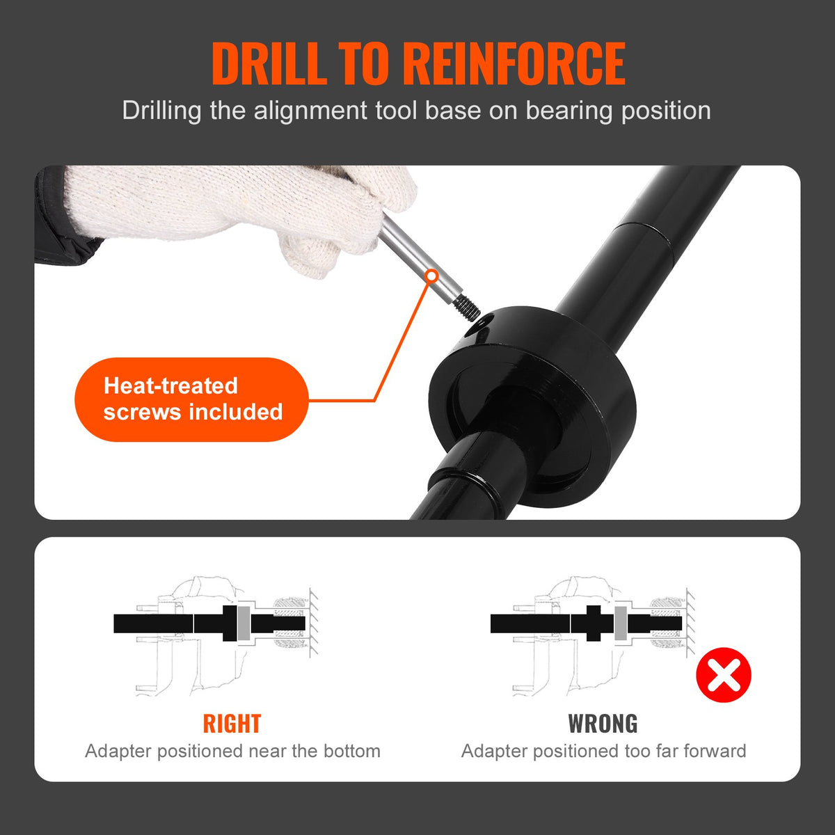 VEVOR Gimbal Bearing Alignment and Install Kit Mercruiser Alpha Bravo OMC Cobra