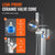 VEVOR Freestanding Bathtub Faucet, Floor Mount, Freestanding Tub Filler, Shower Mixer Taps, Two Water Modes, Swivel Spout, for Bathing & Showering Pet Bathing Cleaning Drains Toilet Flushing