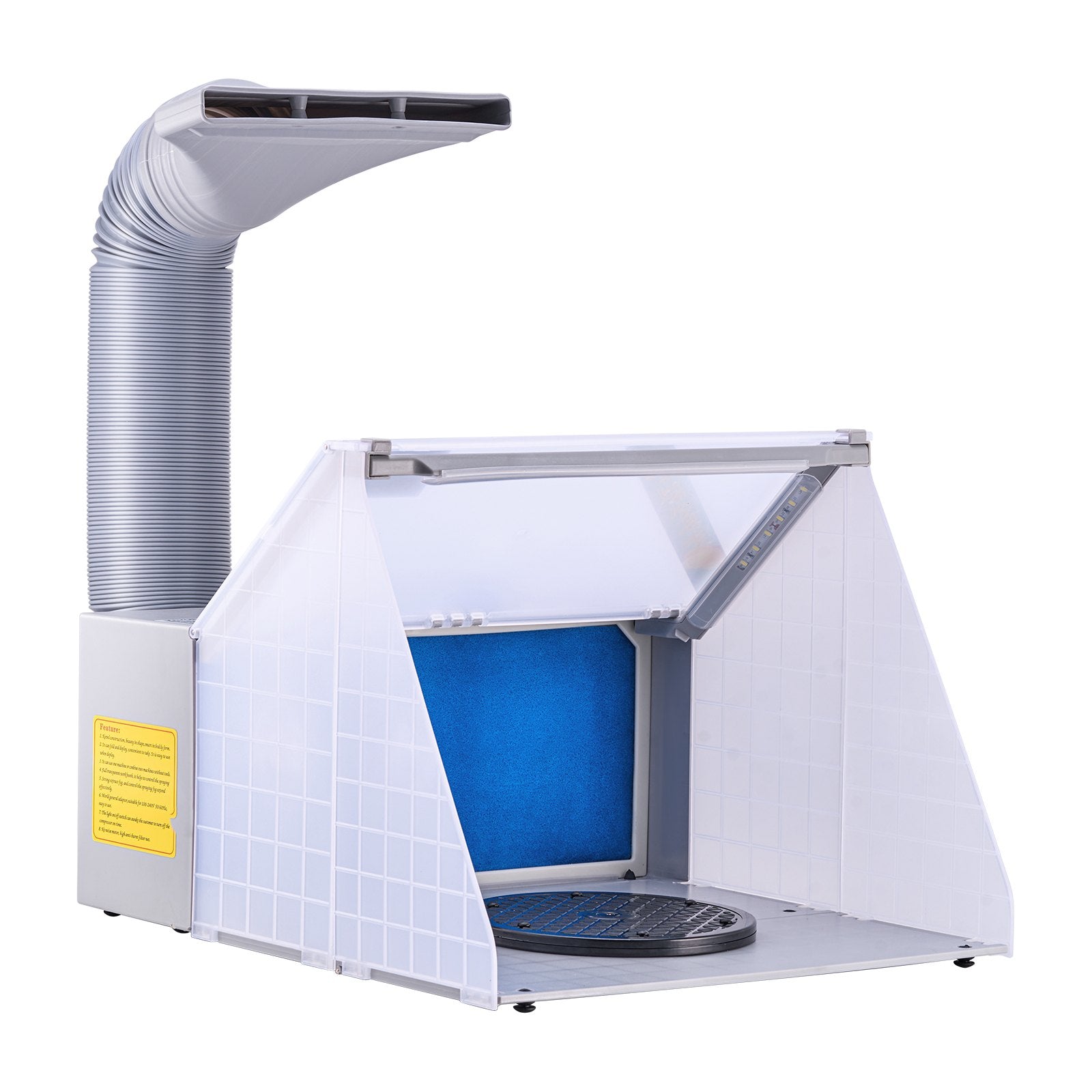 VEVOR Airbrush Spray Booth Portable Hobby Airbrush Paint Spray Booth for Models