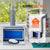 VEVOR Airbrush Spray Booth, Portable Hobby Airbrush Paint Spray Booth Kit with 4 LED Light, Powerful Dual Exhaust Fans, Turntable and 6 ft Extension Hose, for Painting Models, Arts, Crafts, Cakes