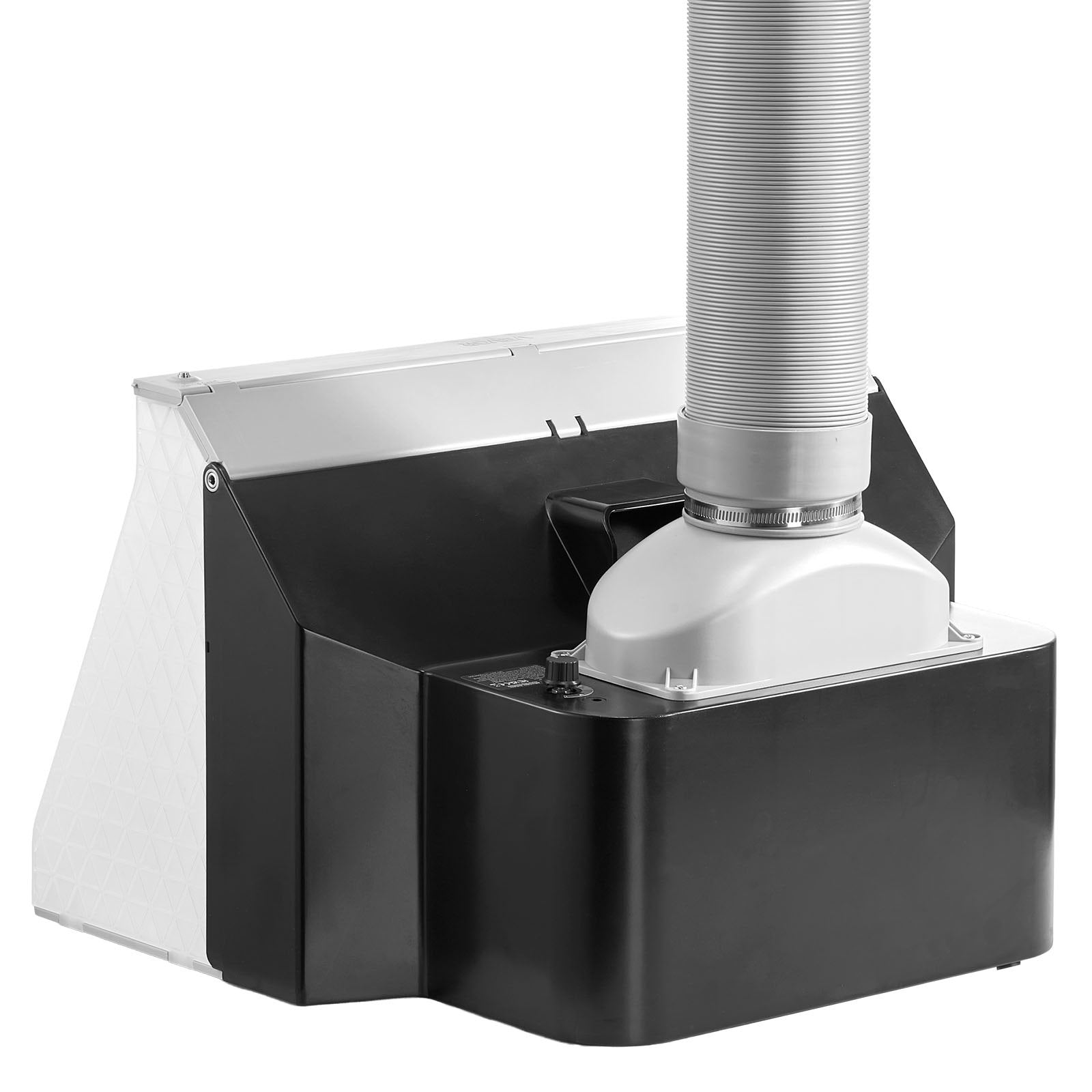 VEVOR Airbrush Spray Booth, Dual Fans, 545 x 475 x 370 mm, Portable Hobby Airbrush Paint Spray Booth Kit with 3 LED Lights and Exhaust Extension Hose, for Painting Models, Arts, Crafts, Cakes