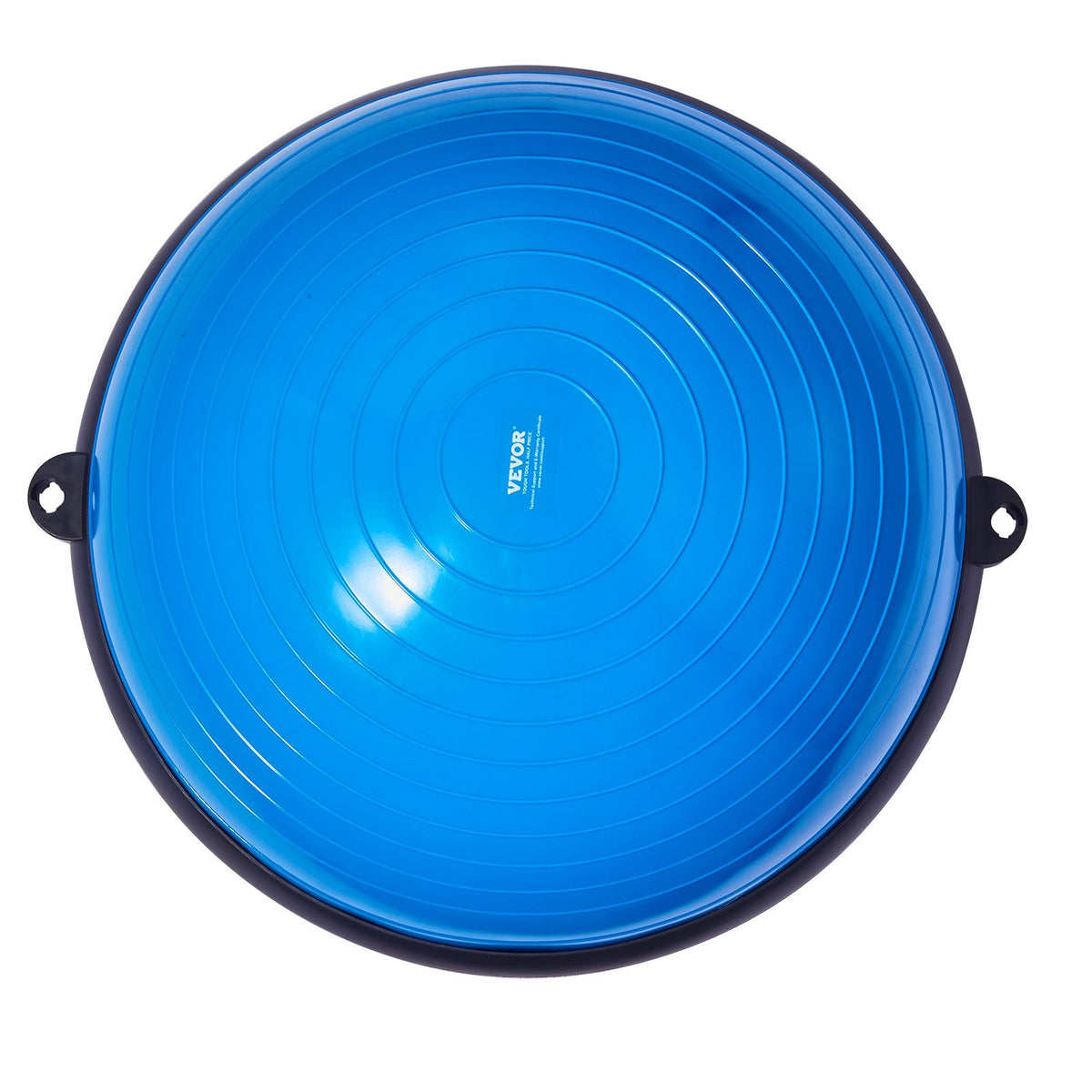 VEVOR Half Exercise Ball Trainer, 23 inch Balance Ball Trainer, 660lbs Capacity Stability Ball, Yoga Ball with Resistance Bands &amp; Foot Pump, Strength Fitness Ball for Home Gym, Full Body Workout, Blue