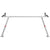 VEVOR Truck Rack, 363lbs Capacity, 19-34in Adjustable Height, Aluminum Ladder Rack for Truck with 8 Non-Drilling C-clamps, Heavy Duty Truck Bed Rack Two-Bar Set for Kayak, Surfboard, Lumber, Ladder