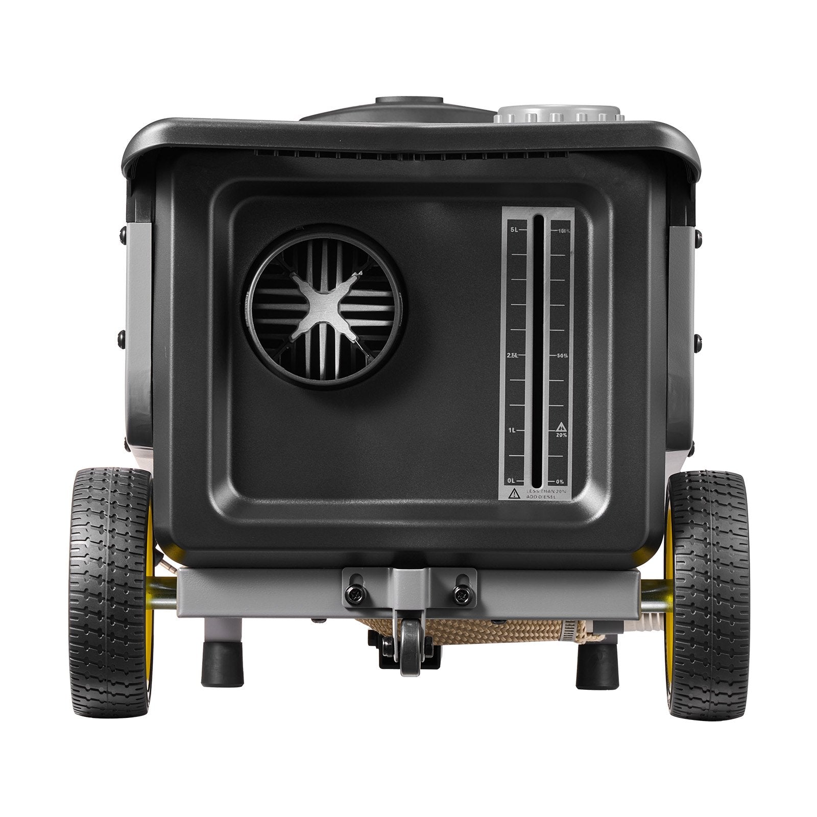 VEVOR Diesel Heater, 8KW, DC 12V/24V, All in One Portable Diesel Air Heater with Bluetooth APP Control, Remote Control and LCD Screen, Trolley Design, 5 L Fuel Tank for Trucks, Vans, RVs, Campers