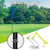 VEVOR Outdoor Portable Volleyball Net System, Adjustable Height Steel Poles, Professional Volleyball Set with PVC Volleyball, Pump, Carrying Bag, Heavy Duty Volleyball Net for Backyard, Beach, Lawn