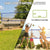 VEVOR Outdoor Portable Volleyball Net System, Adjustable Height Steel Poles, Professional Volleyball Set with PVC Volleyball, Pump, Carrying Bag, Heavy Duty Volleyball Net for Backyard, Beach, Lawn