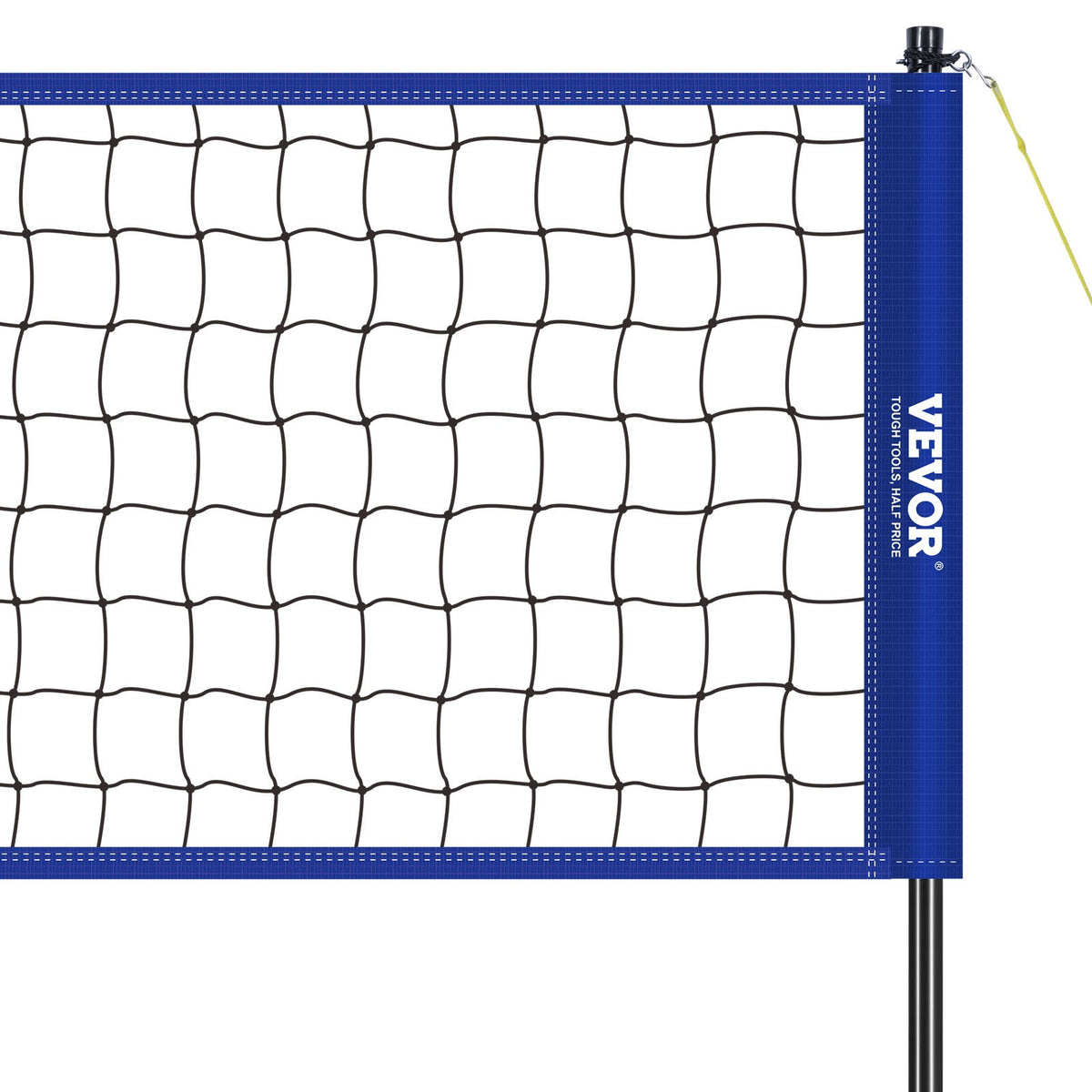 VEVOR Outdoor Portable Volleyball Net System, Adjustable Height Steel Poles, Professional Volleyball Set with PVC Volleyball, Pump, Carrying Bag, Heavy Duty Volleyball Net for Backyard, Beach, Lawn