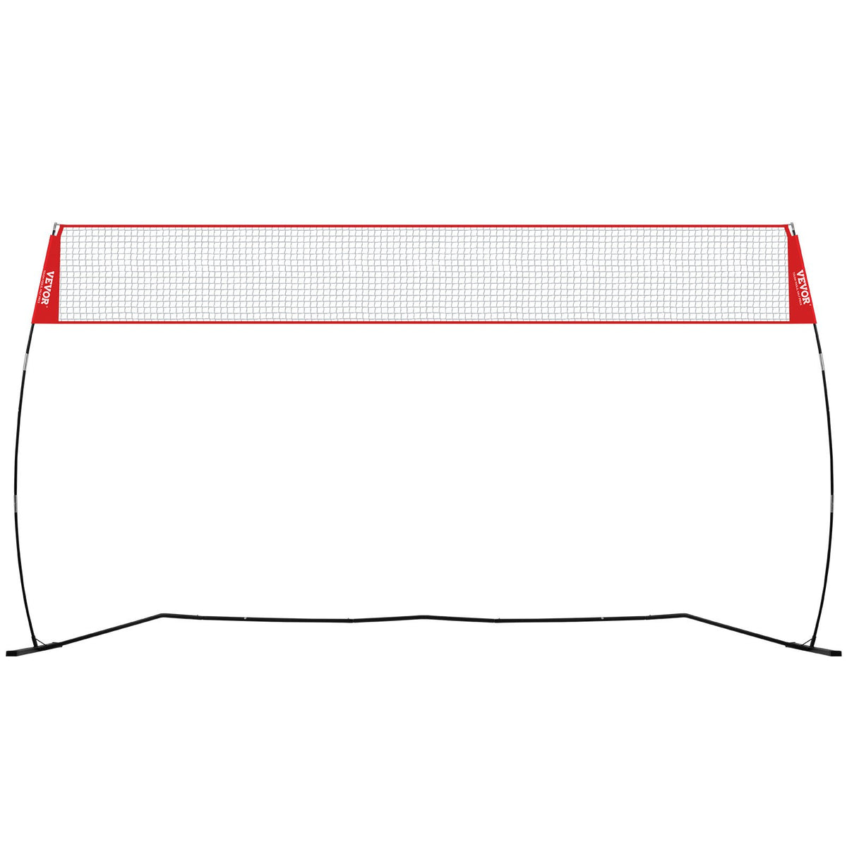 VEVOR Freestanding Volleyball Training Net for Indoor or Outdoor Use, Adjustable Height Portable Net System with Carrying Bag, Professional Volleyball Practice Trainer for Hitting or Serving Drills