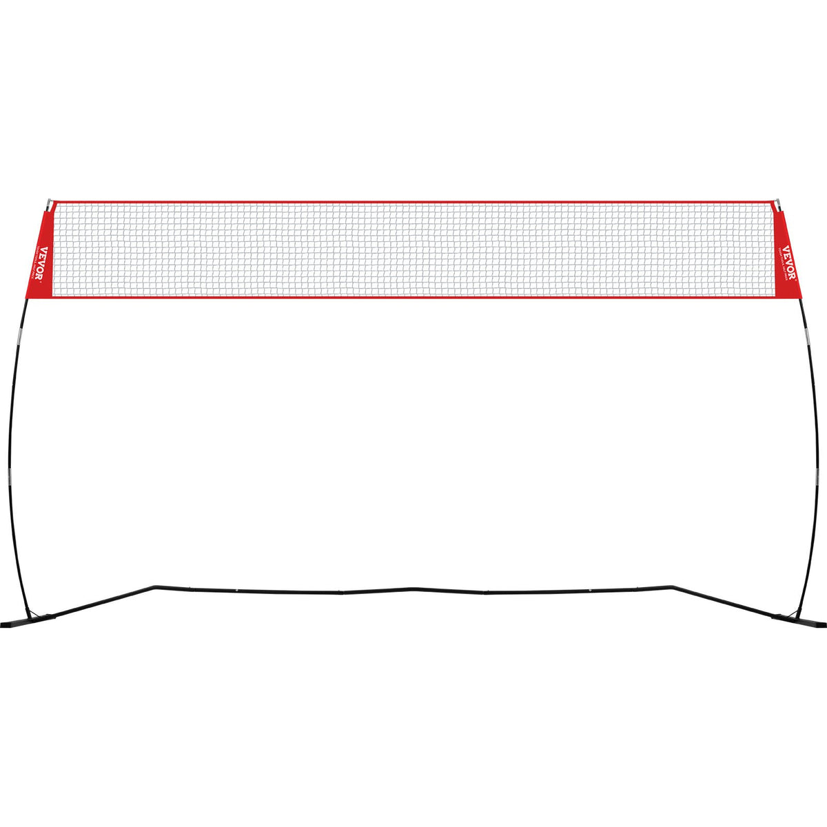 VEVOR Freestanding Volleyball Training Net for Indoor or Outdoor Use, Adjustable Height Portable Net System with Carrying Bag, Professional Volleyball Practice Trainer for Hitting or Serving Drills