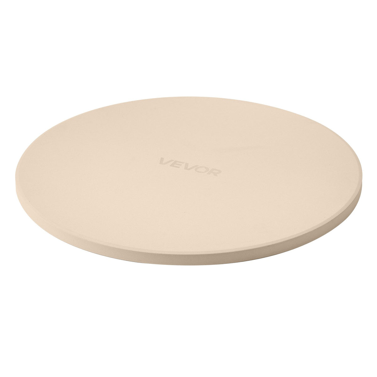 VEVOR Pizza Stone, 406 mm Round Cordierite Pizza Stone, Extra Large Baking-Stone with a Durable Stand, 17 mm Thickness Heat-Resistant Cooking Cordierite, for Kitchen Oven, Baking Pizzas, BBQ Grilling