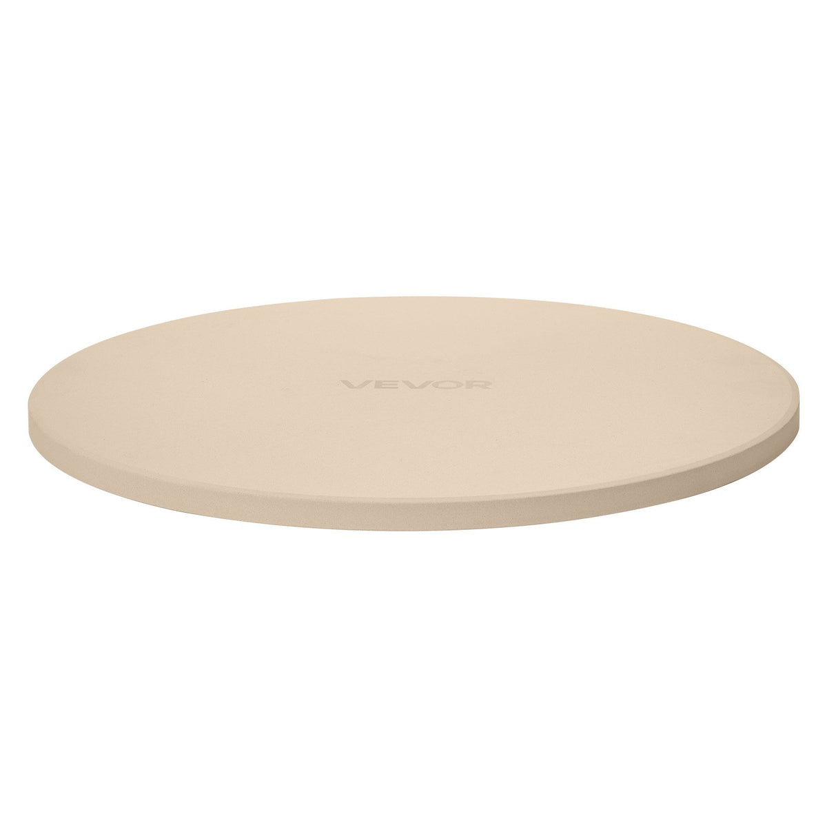 VEVOR Pizza Stone, 406 mm Round Cordierite Pizza Stone, Extra Large Baking-Stone with a Durable Stand, 17 mm Thickness Heat-Resistant Cooking Cordierite, for Kitchen Oven, Baking Pizzas, BBQ Grilling