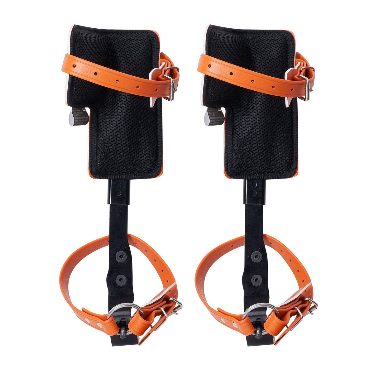 Tree Climbing Spikes Set, 1 Pair Alloy Steel Climbing Spurs with Safety Rope and Safety Harness, 350lbs Load Capacity Tree Climbing Gear, Arborist Equipment for Climbers, Fruit Picking, Orange