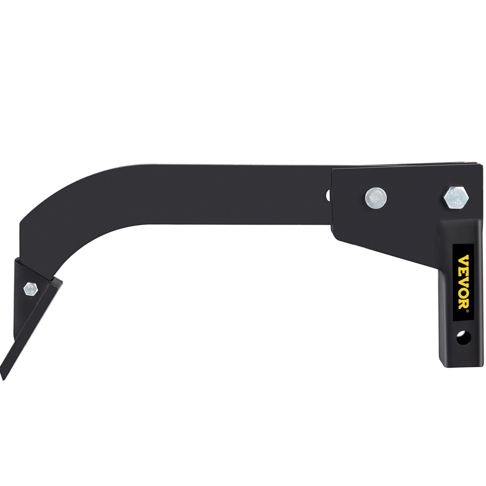 VEVOR Hitch Mounted Ripper, 40.6cm Shank Length Box Scraper Shank, 4 Hole Site Box Blade for Tractor, 2 Locating Pins Ripper Shank, 2 Plough Tips Box Blade Shank Teeth