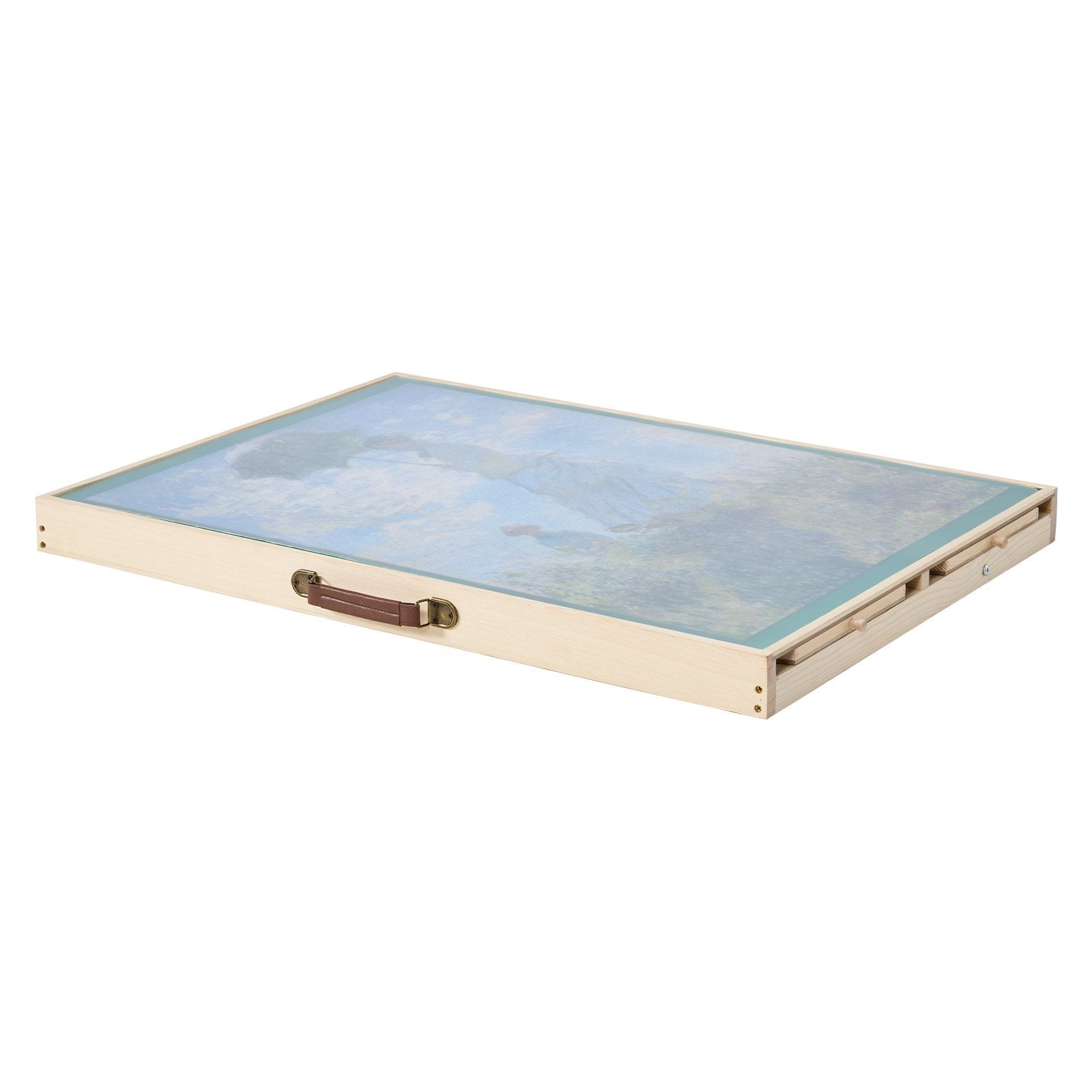 VEVOR 1500 Piece Puzzle Board with Folding Leg Portable Wooden Jigsaw 86x63cm