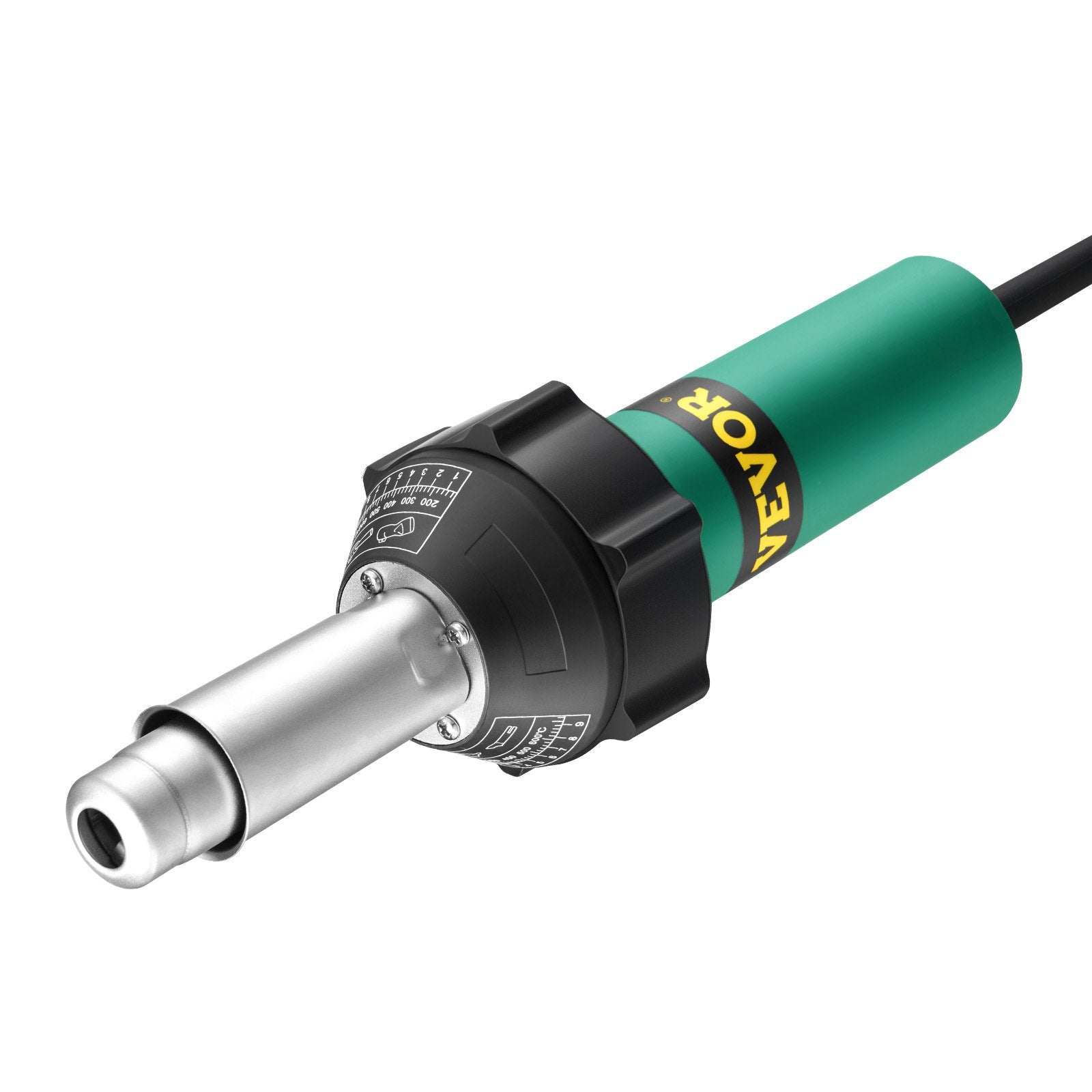 VEVOR Hot Air Plastic Welder 1600W PVC TPO Vinyl Heat Gun Torch & 9 Accessories