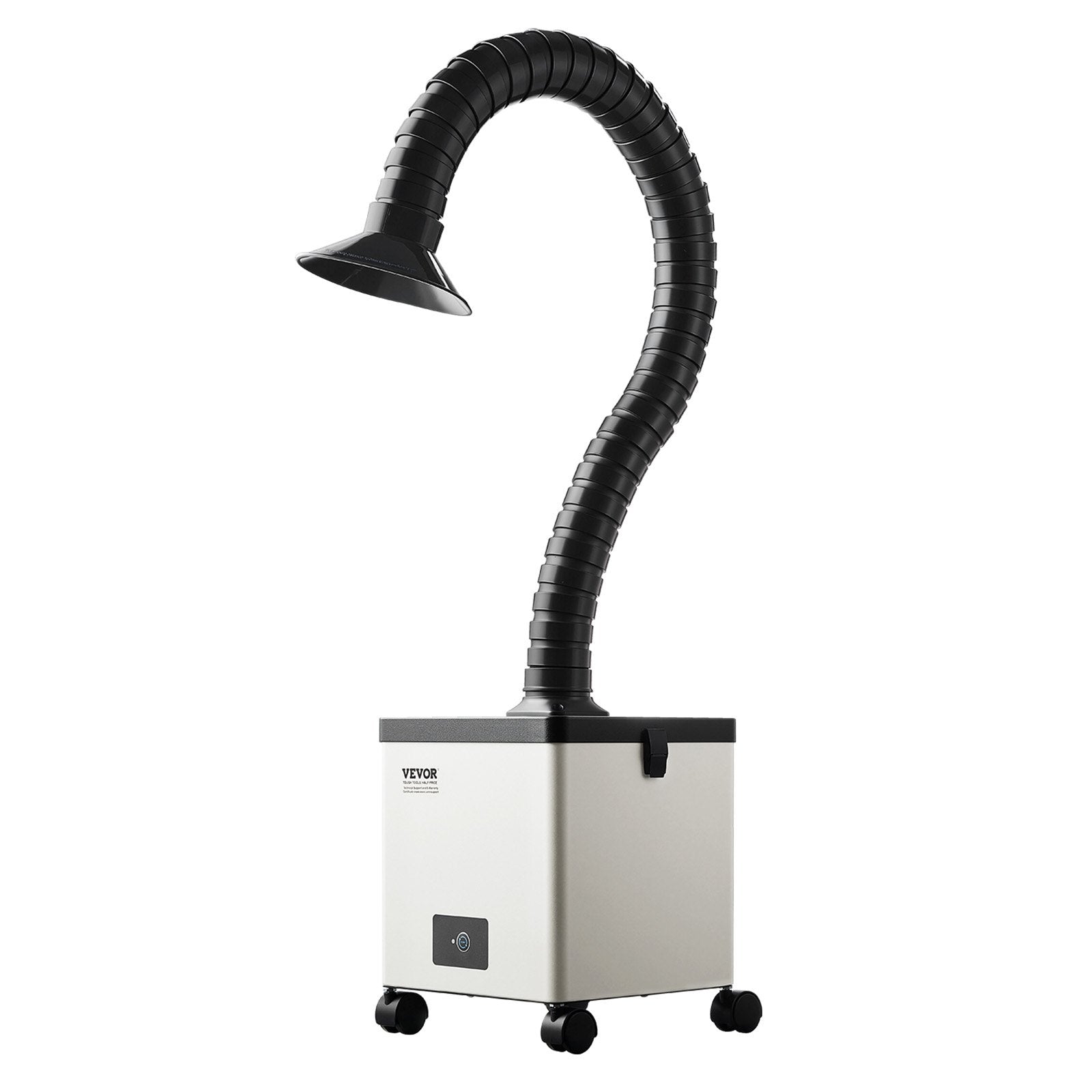 VEVOR Solder Fume Extractor, 85W Brushless Soldering Smoke Absorber with 3-Stage Filters & 3-Speed Adjustment, 200m³/h Strong Suction Solder Smoke Purifier for Soldering, Engraving, DIY Welding, Salon